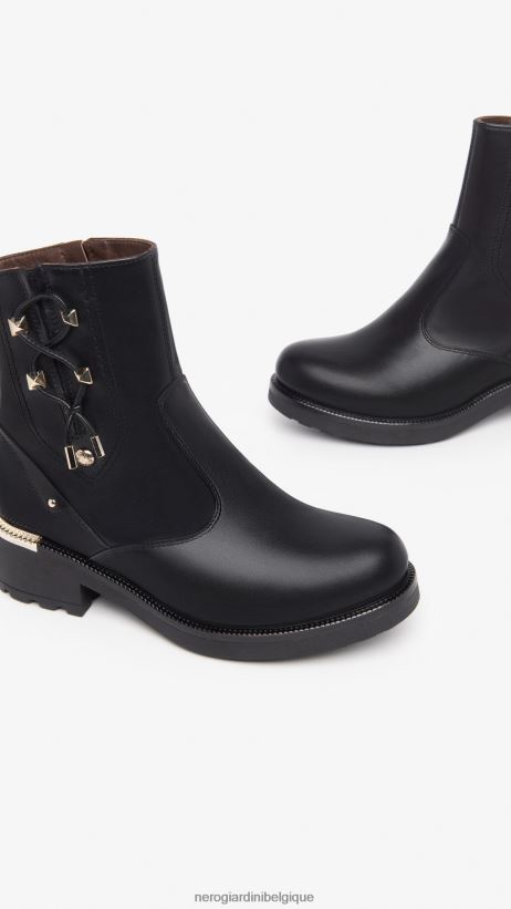 chaussure être NeroGiardini femmes art. i308993d bottines en cuir noir F2F08N196