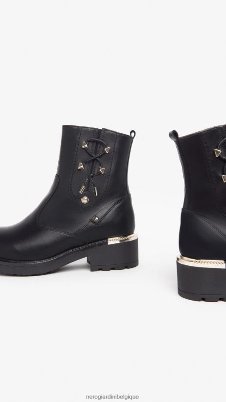 chaussure être NeroGiardini femmes art. i308993d bottines en cuir noir F2F08N196
