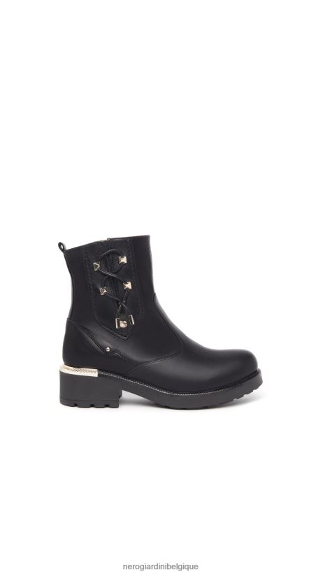 chaussure être NeroGiardini femmes art. i308993d bottines en cuir noir F2F08N196