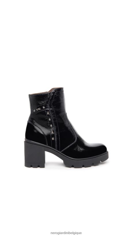 chaussure être NeroGiardini femmes art. i309018d bottines en cuir noir F2F08N197