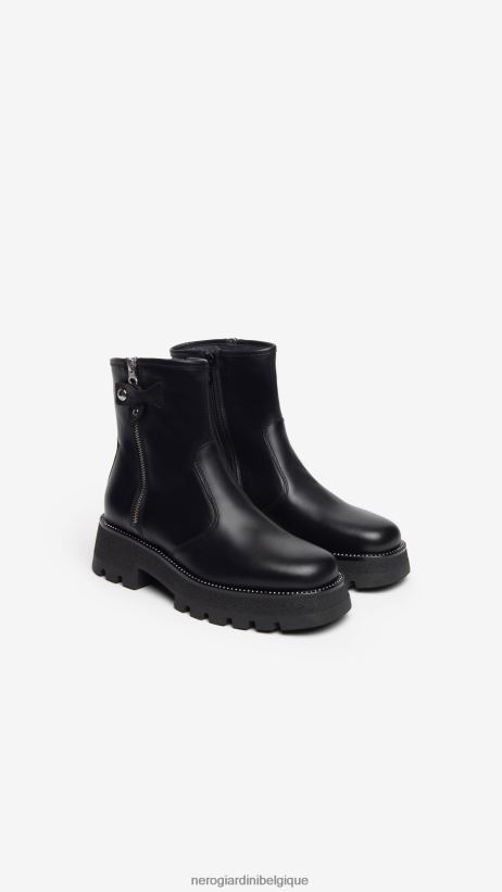 chaussure être NeroGiardini femmes art. i309031d bottines en cuir noir F2F08N198