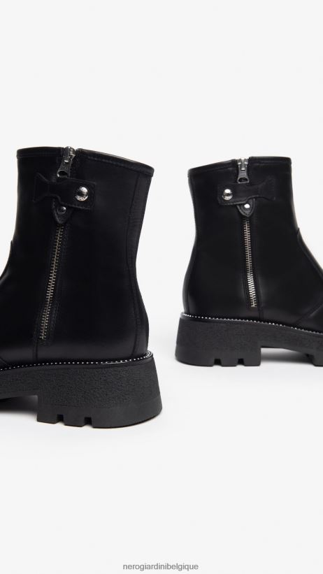 chaussure être NeroGiardini femmes art. i309031d bottines en cuir noir F2F08N198