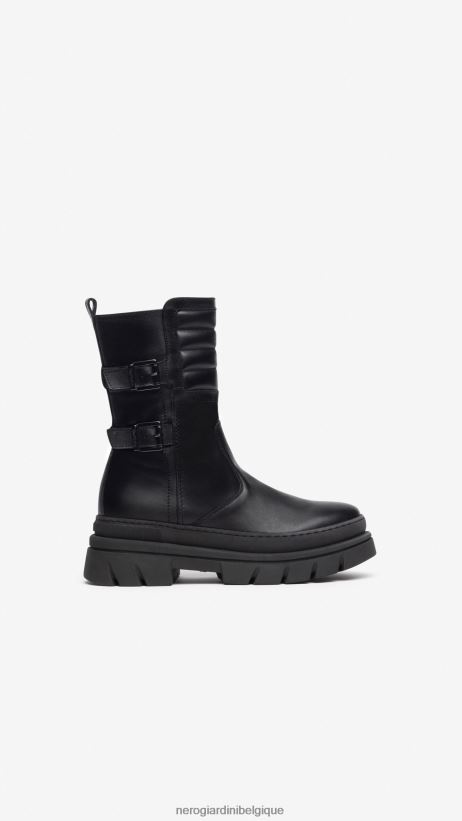 chaussure être NeroGiardini femmes art. i309100d bottines en cuir noir F2F08N200