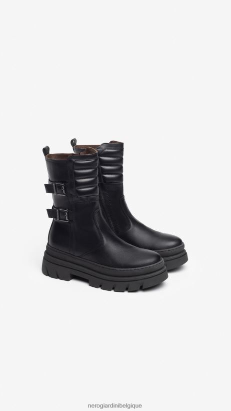 chaussure être NeroGiardini femmes art. i309100d bottines en cuir noir F2F08N200