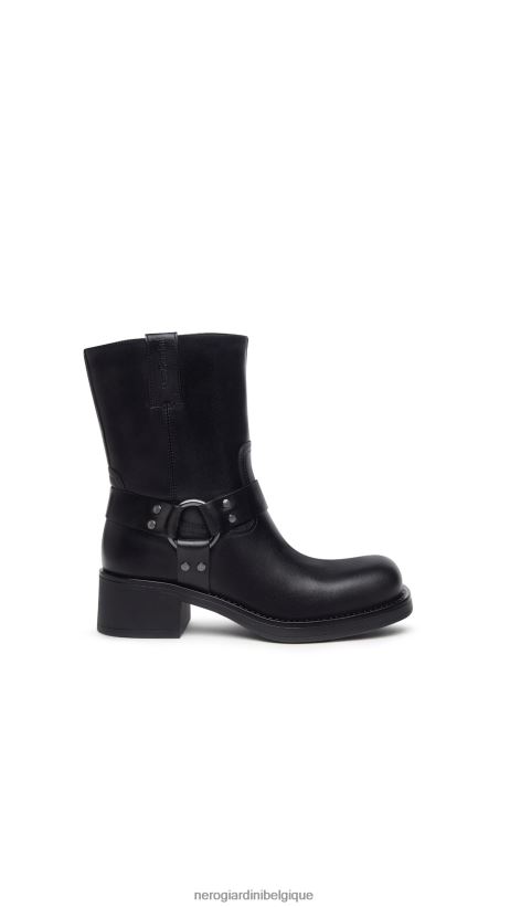 chaussure être NeroGiardini femmes art. i309220d bottines en cuir noir F2F08N199