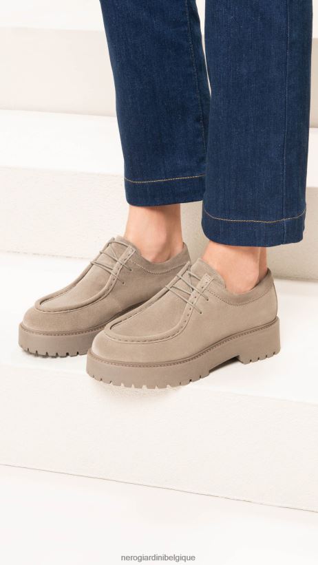 chaussure être NeroGiardini femmes art. i205112d chaussures à nouer en daim Talpa F2F08N68