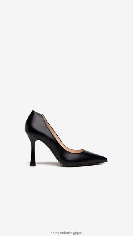 chaussure être NeroGiardini femmes art. e307071de escarpins en cuir noir F2F08N46