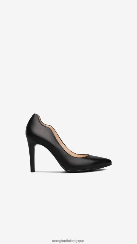 chaussure être NeroGiardini femmes art. escarpins en cuir e211070de noir F2F08N61