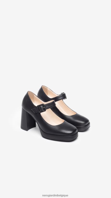 chaussure être NeroGiardini femmes art. escarpins en cuir i308210d noir F2F08N51