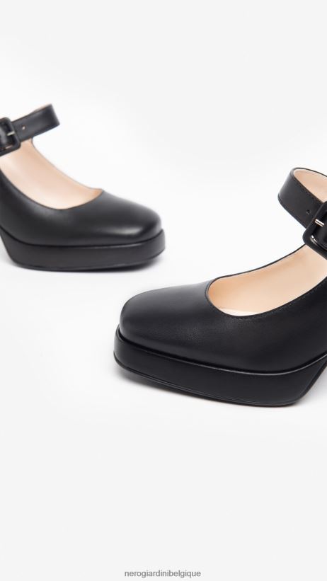 chaussure être NeroGiardini femmes art. escarpins en cuir i308210d noir F2F08N51