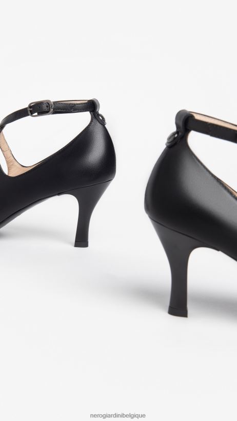 chaussure être NeroGiardini femmes art. escarpins en cuir i308600de noir F2F08N57