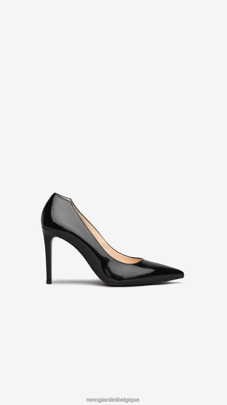 chaussure être NeroGiardini femmes art. escarpins en cuir verni e211041de noir F2F08N47