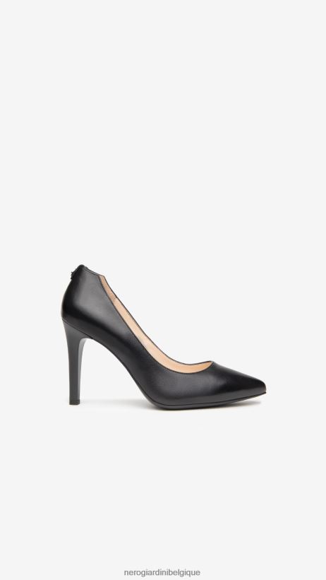 chaussure être NeroGiardini femmes art. i013500de escarpins en cuir noir F2F08N53