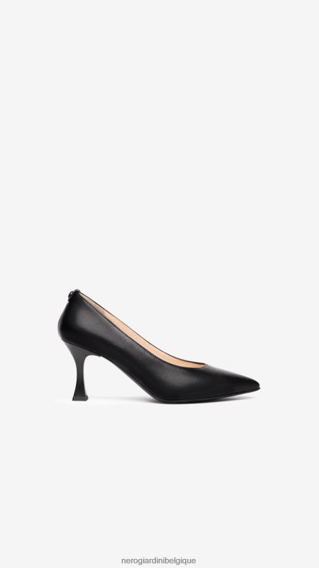 chaussure être NeroGiardini femmes art. i205580de escarpins en cuir noir F2F08N42