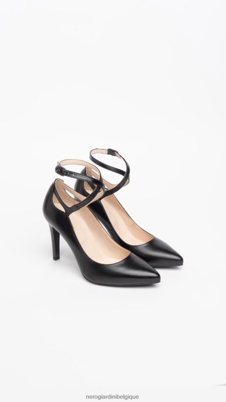 chaussure être NeroGiardini femmes art. i308611de escarpins en cuir noir F2F08N59
