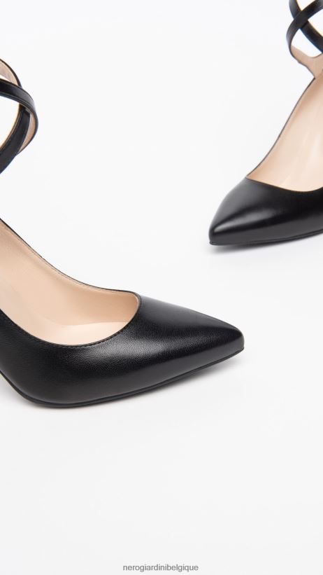 chaussure être NeroGiardini femmes art. i308611de escarpins en cuir noir F2F08N59