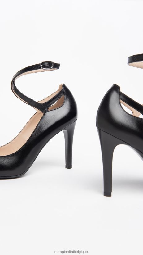 chaussure être NeroGiardini femmes art. i308611de escarpins en cuir noir F2F08N59