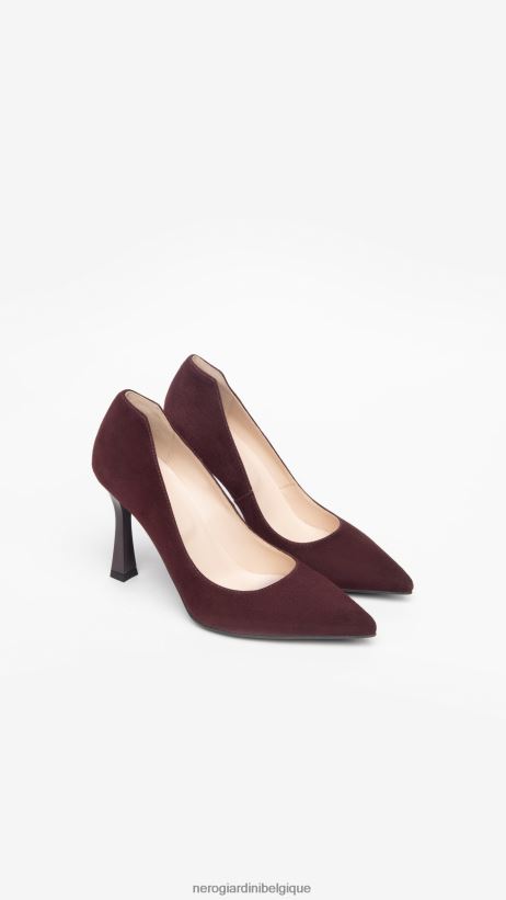 chaussure être NeroGiardini femmes art. i308630de escarpins en daim bordo F2F08N58