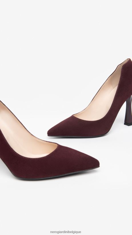 chaussure être NeroGiardini femmes art. i308630de escarpins en daim bordo F2F08N58