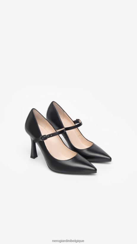 chaussure être NeroGiardini femmes art. i308631de escarpins en cuir noir F2F08N41