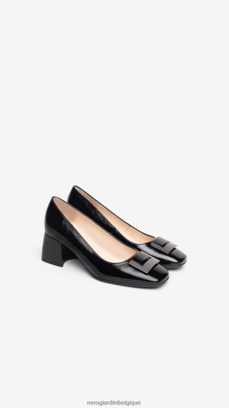 chaussure être NeroGiardini femmes art. i308651de escarpins en cuir verni noir F2F08N55