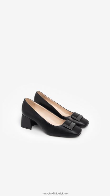 chaussure être NeroGiardini femmes art. i308670de escarpins en cuir noir F2F08N45