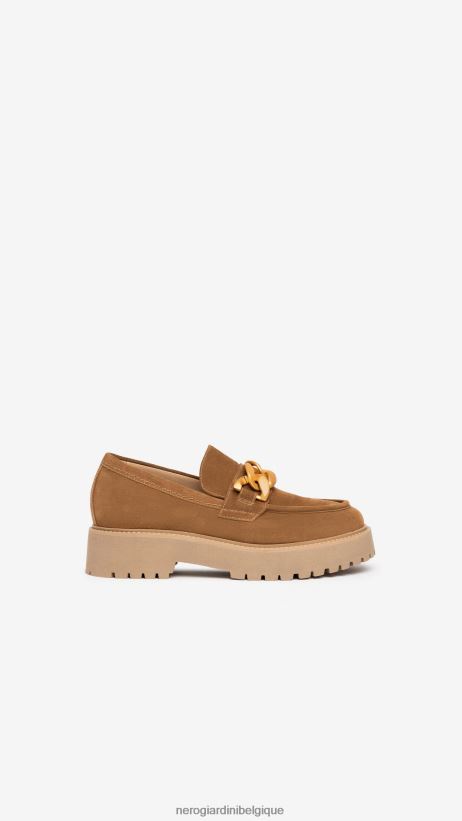 chaussure être NeroGiardini femmes art. i205110d mocassins en daim malto F2F08N80