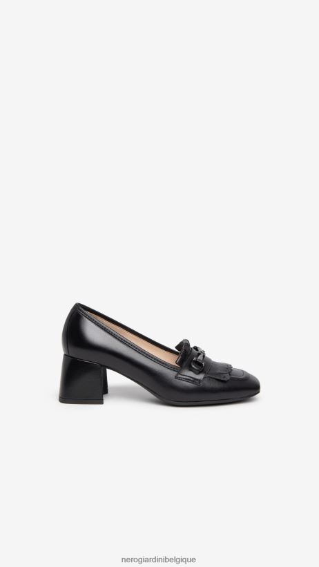 chaussure être NeroGiardini femmes art. i308650de mocassins en cuir noir F2F08N100