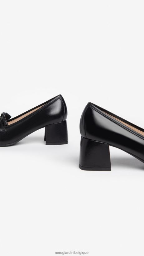 chaussure être NeroGiardini femmes art. i308650de mocassins en cuir noir F2F08N100