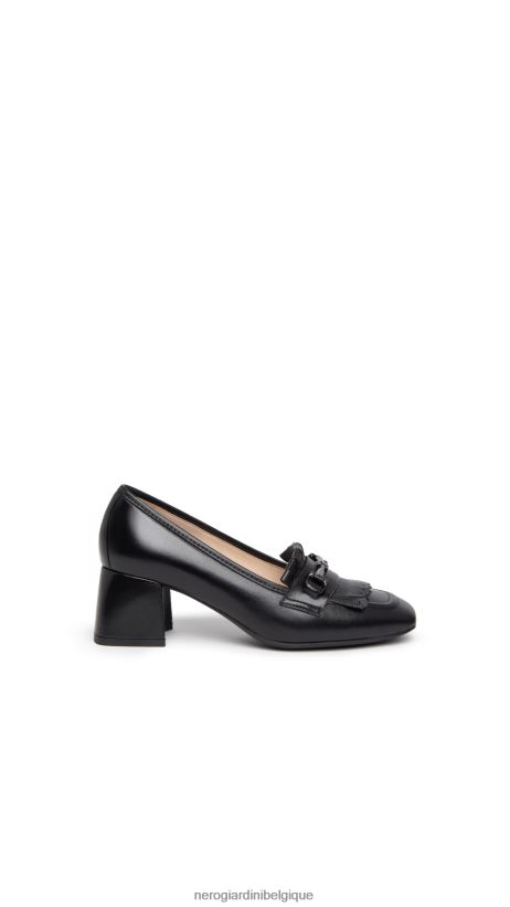 chaussure être NeroGiardini femmes art. i308650de mocassins en cuir noir F2F08N100
