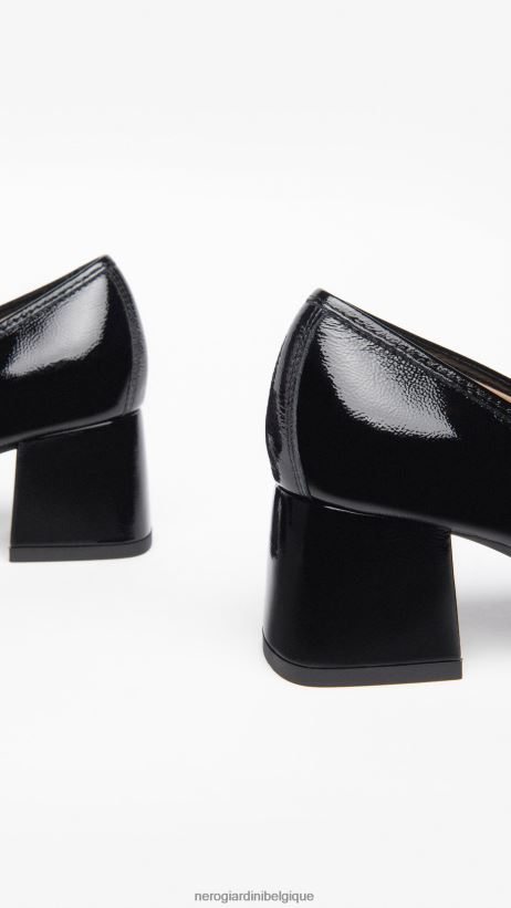 chaussure être NeroGiardini femmes art. i308657de mocassins en cuir noir F2F08N98