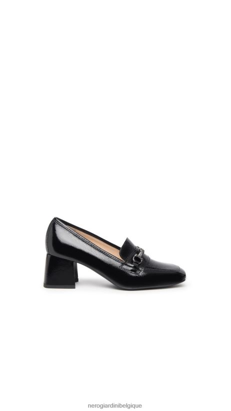 chaussure être NeroGiardini femmes art. i308657de mocassins en cuir noir F2F08N98