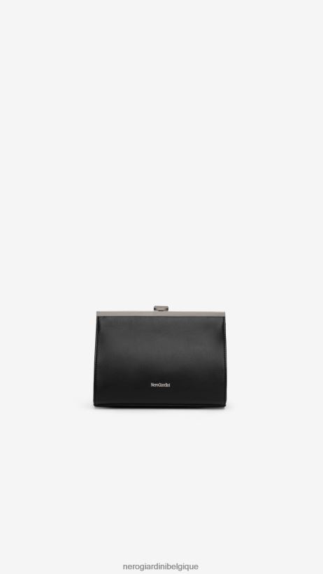 accessoire être NeroGiardini femmes art. e343006de pochette en tissu technique noir F2F08N314