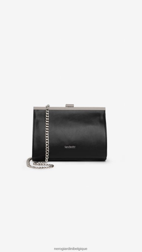 accessoire être NeroGiardini femmes art. e343006de pochette en tissu technique noir F2F08N314