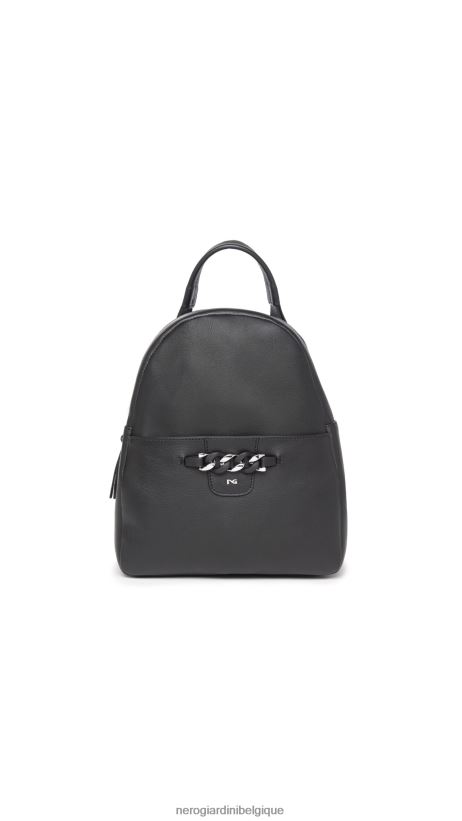 accessoire être NeroGiardini femmes art. sac à dos en cuir i343520d noir F2F08N308