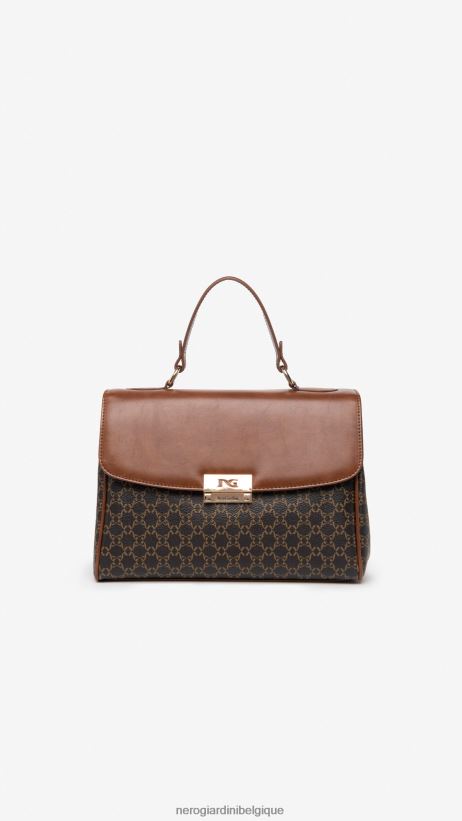 accessoire être NeroGiardini femmes art. i343571d sac à main en matière technique testa di moro F2F08N281