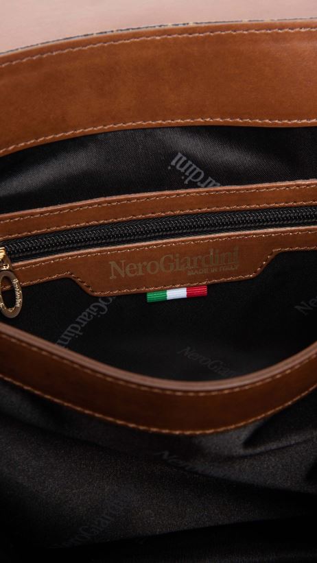 accessoire être NeroGiardini femmes art. i343571d sac à main en matière technique testa di moro F2F08N281