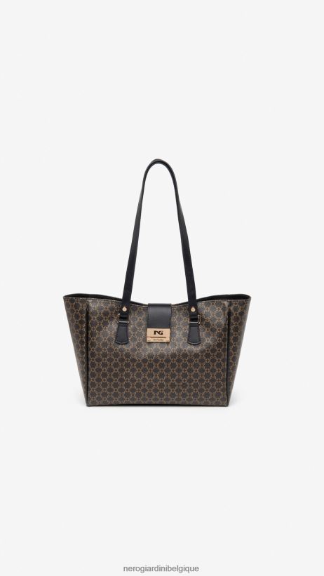 accessoire être NeroGiardini femmes art. i343574d sac fourre-tout en matière technique testa di moro F2F08N305