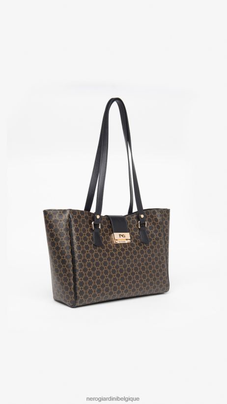 accessoire être NeroGiardini femmes art. i343574d sac fourre-tout en matière technique testa di moro F2F08N305