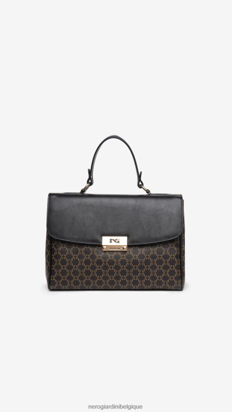 accessoire être NeroGiardini femmes art. i343575d sac à main en matière technique testa di moro F2F08N284