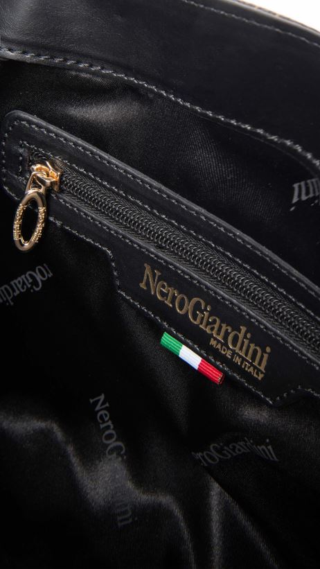 accessoire être NeroGiardini femmes art. i343575d sac à main en matière technique testa di moro F2F08N284