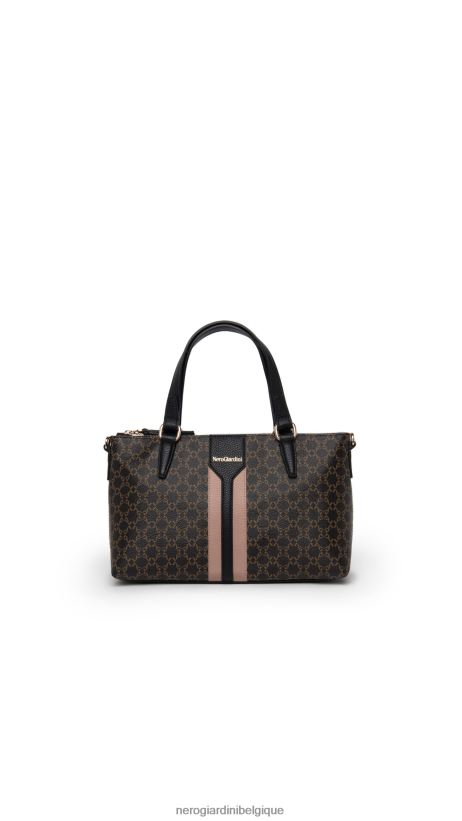 accessoire être NeroGiardini femmes art. i343584d sac à main en matière technique testa di moro F2F08N282