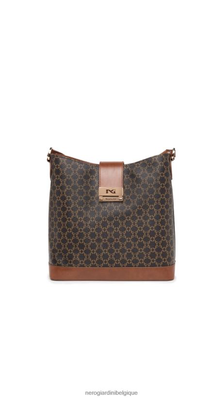 accessoire être NeroGiardini femmes art. i343572d sac bandoulière en matière technique testa di moro F2F08N292