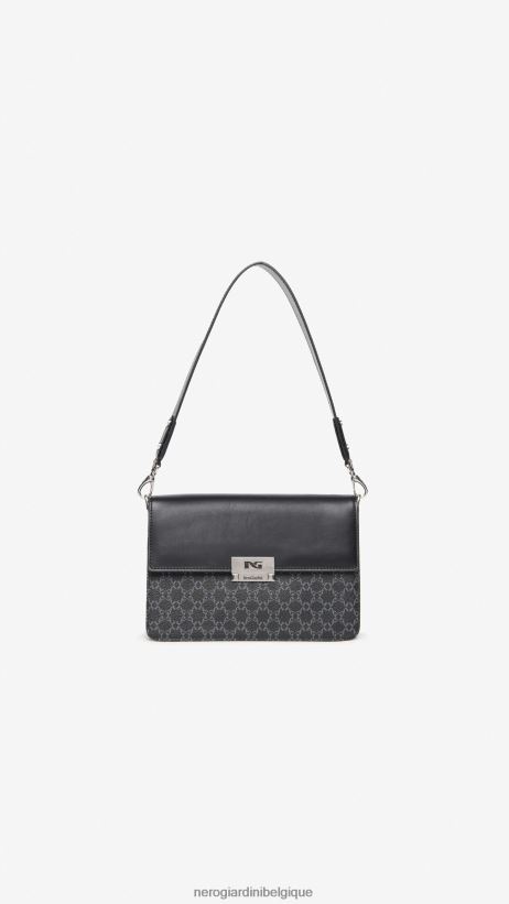 accessoire être NeroGiardini femmes art. i343573d sac bandoulière en matière technique noir F2F08N294