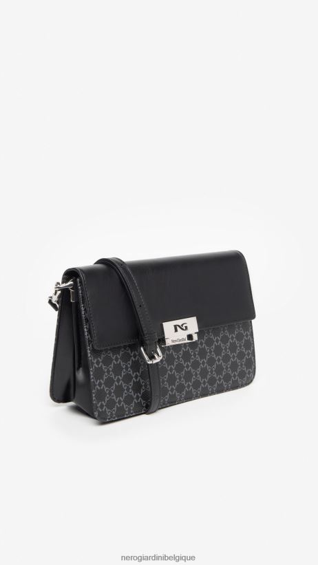 accessoire être NeroGiardini femmes art. i343573d sac bandoulière en matière technique noir F2F08N294