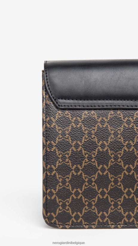 accessoire être NeroGiardini femmes art. i343577d sac bandoulière en matière technique testa di moro F2F08N300