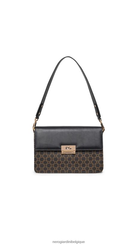 accessoire être NeroGiardini femmes art. i343577d sac bandoulière en matière technique testa di moro F2F08N300