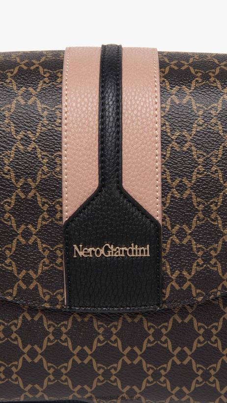 accessoire être NeroGiardini femmes art. i343583sac bandoulière en matière technique 3d testa di moro F2F08N290