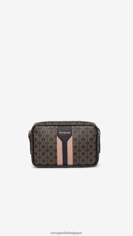 accessoire être NeroGiardini femmes art. i343585d sac bandoulière en matière technique testa di moro F2F08N295