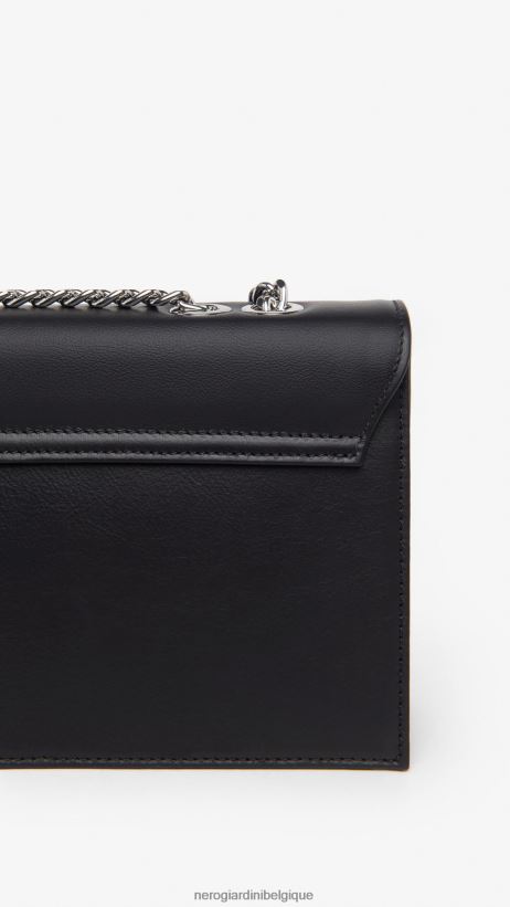accessoire être NeroGiardini femmes art. sac porté épaule en cuir i343500de noir F2F08N298